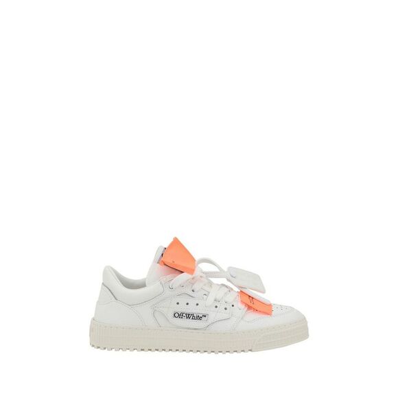 Off-White White Calf Leather Bos Taurus Low Top Men's Sneakers